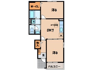 メゾンソレイユの物件間取画像